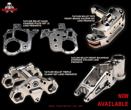 Premium British Engineering for your Losi Promoto has finally arrived!