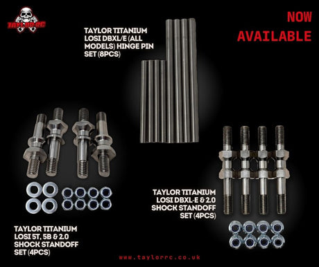 New Taylor titanium Losi upgrades now available!