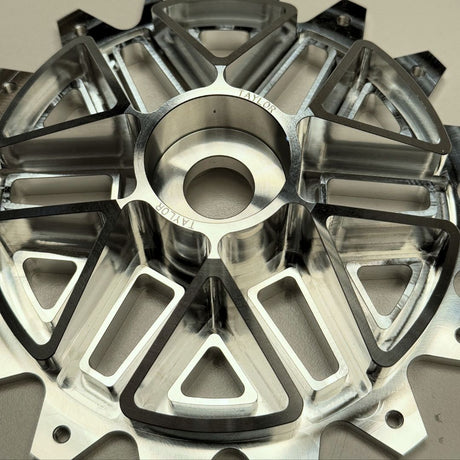 (New Old stock) Genesis 3D 24mm Raw Silver Wheel insert (1pc)