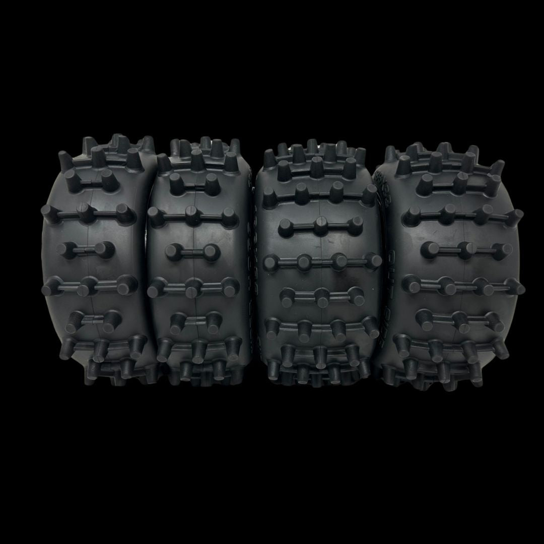 MadMax Super Hog V2 Baja Front/Rear 186mm Spike Wheel/Tyre Set (4)