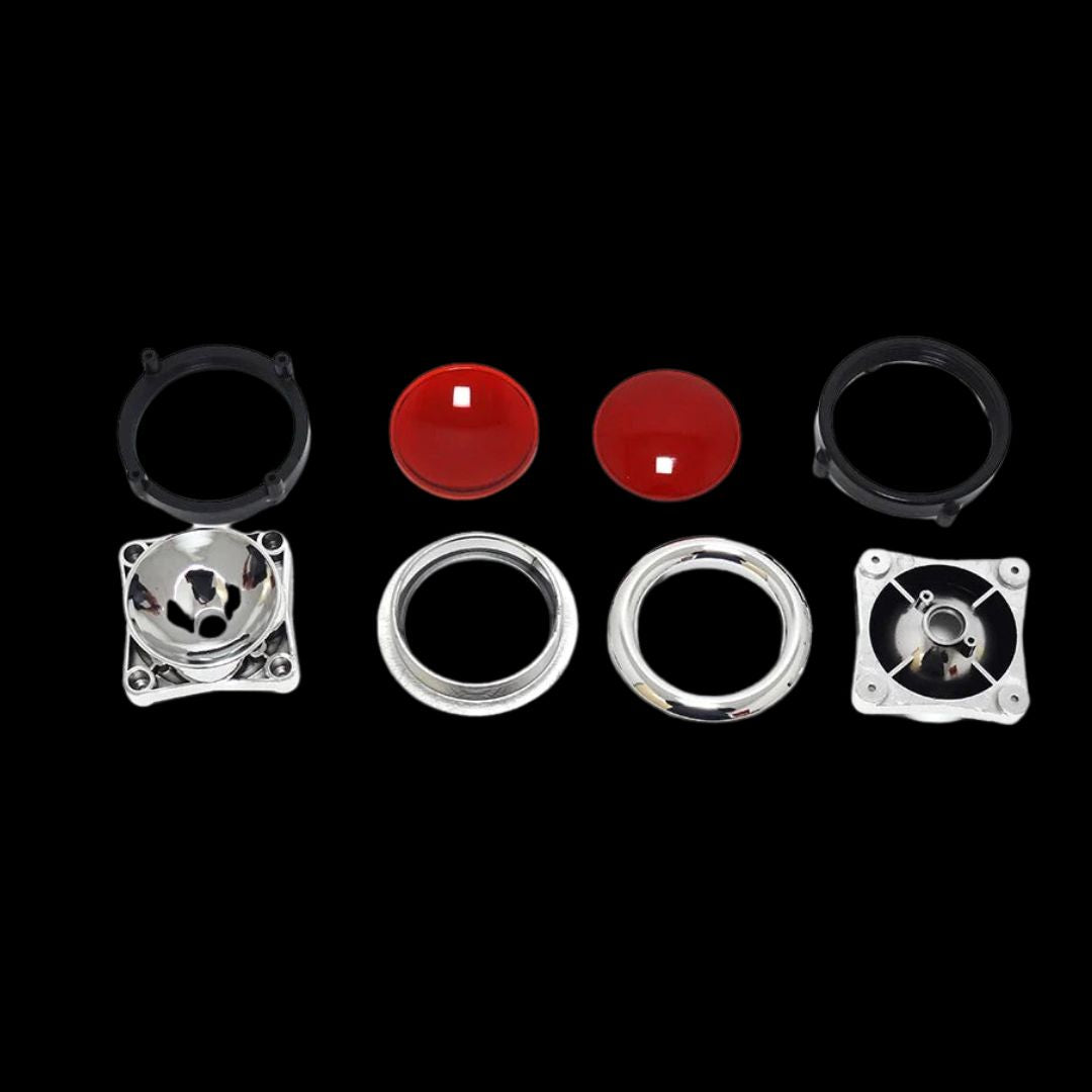 Grave Digger Complete Headlight Kit with Wiring and LED Lights