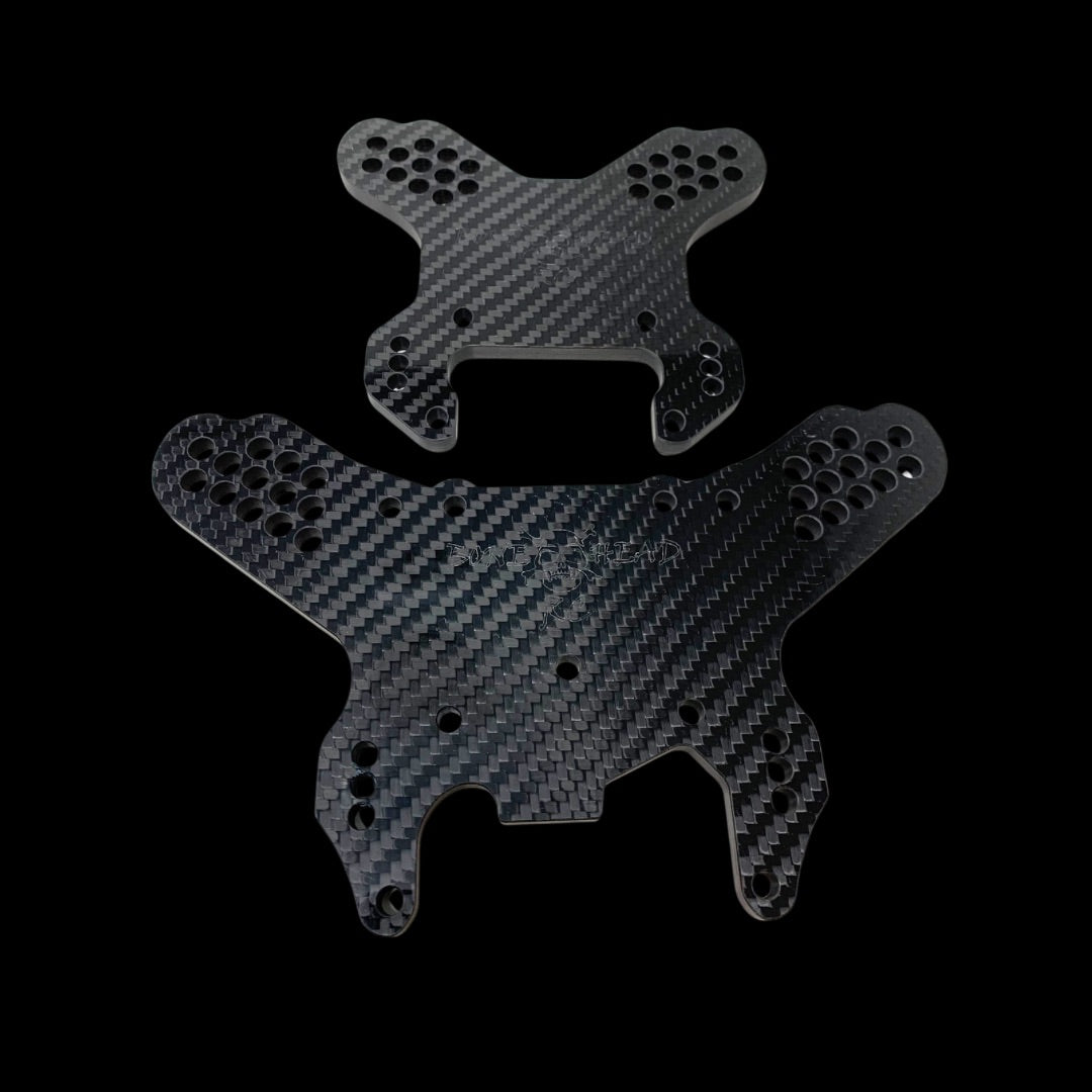 BONEHEAD Carbon Losi 5T & 5ive 2.0 Shock Tower Set