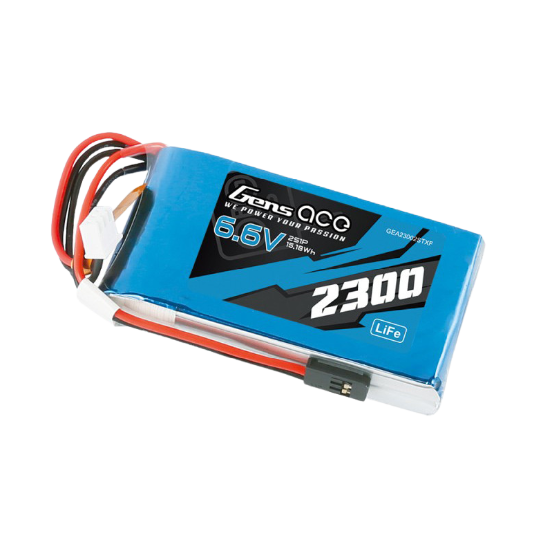 Gens Ace 2300mah 6.6V 2S Futaba TX Battery