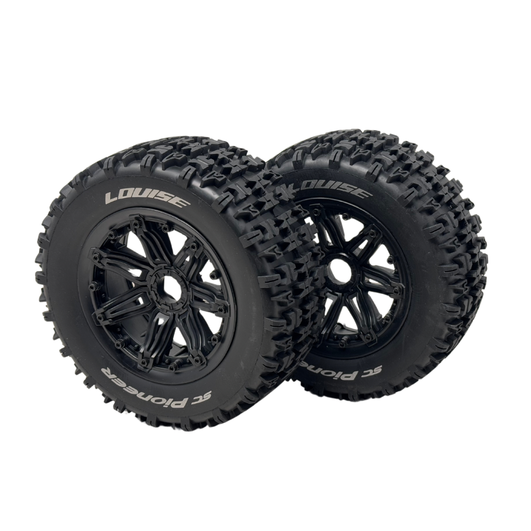 Louise RC 5th Scale 189mm Pioneer 24mm Hex Wheels/Tyres  L-T3292B