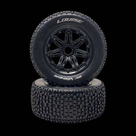 Louise RC 5th Scale 186mm Viper 24mm Hex Wheels/Tyres  L-T3294B