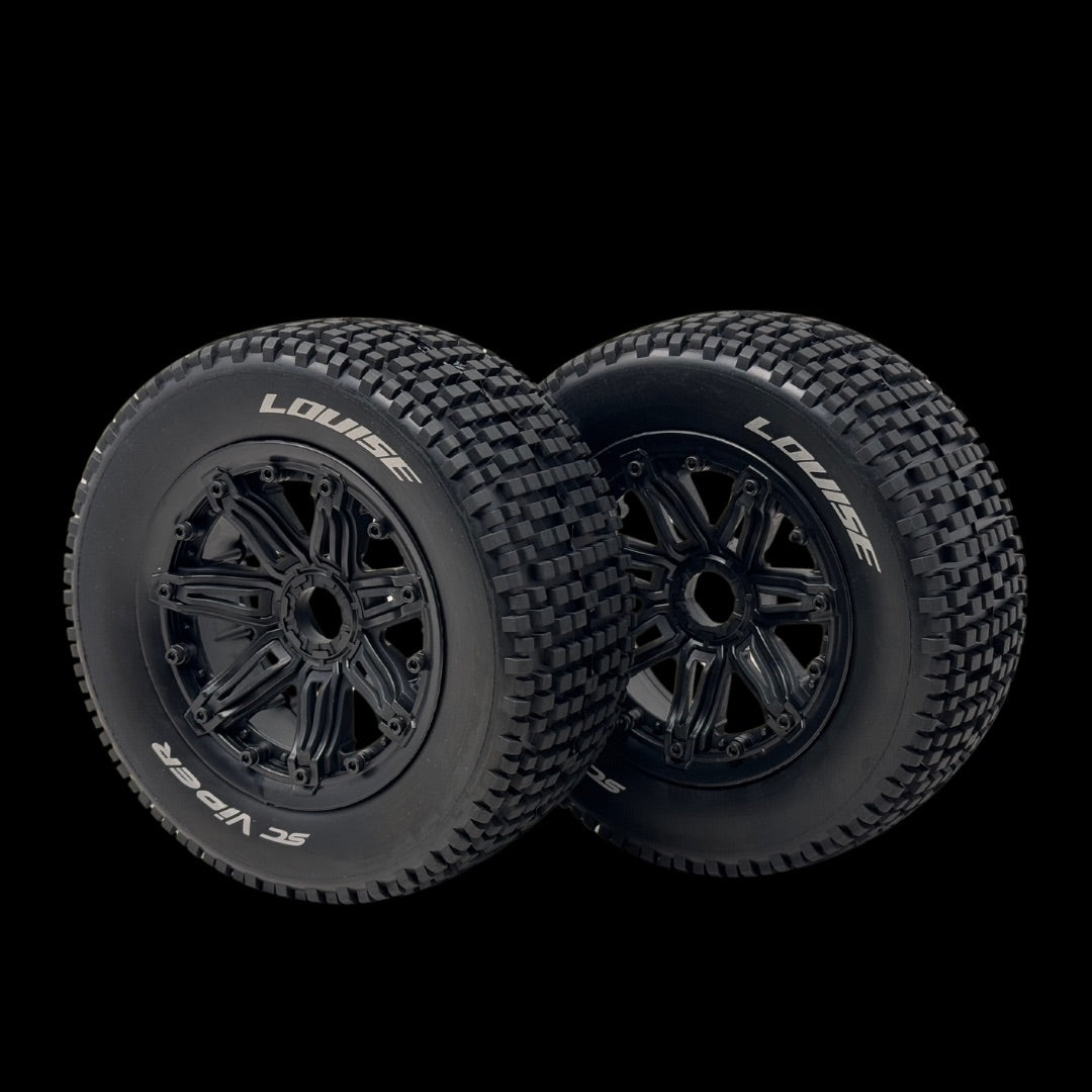 Louise RC 5th Scale 186mm Viper 24mm Hex Wheels/Tyres  L-T3294B