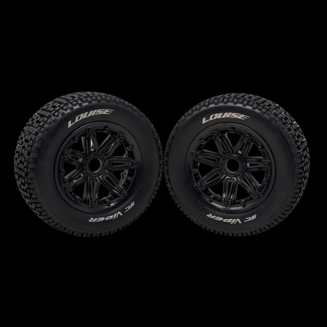 Louise RC 5th Scale 186mm Viper 24mm Hex Wheels/Tyres  L-T3294B