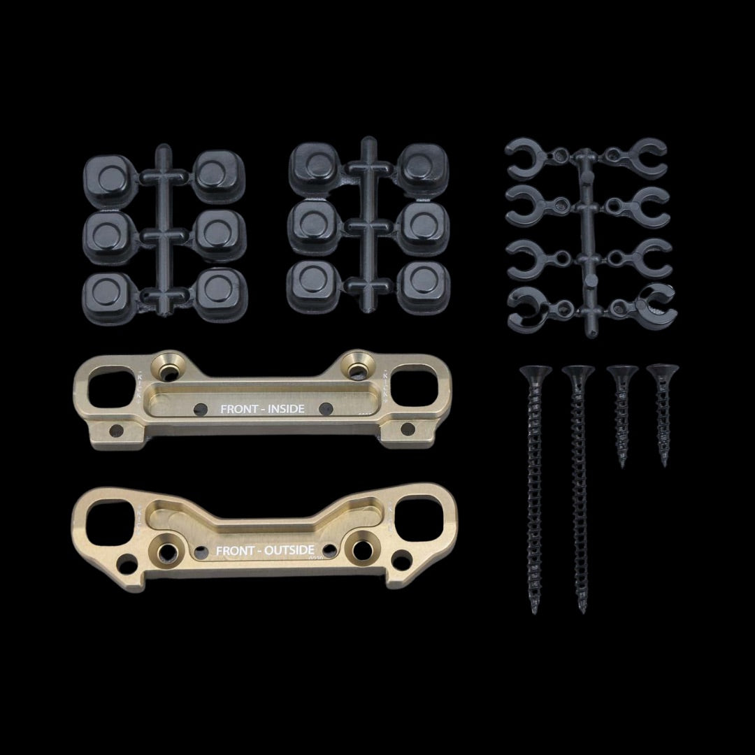MCD Front Wishbone Holder (Hingepin Braces) Set Alloy (Opt.) - 300203A