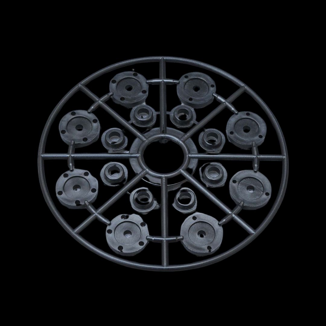 MCD Shock Shaft Guide/Piston Set 2x2-3-4-5 Hole - 321601S