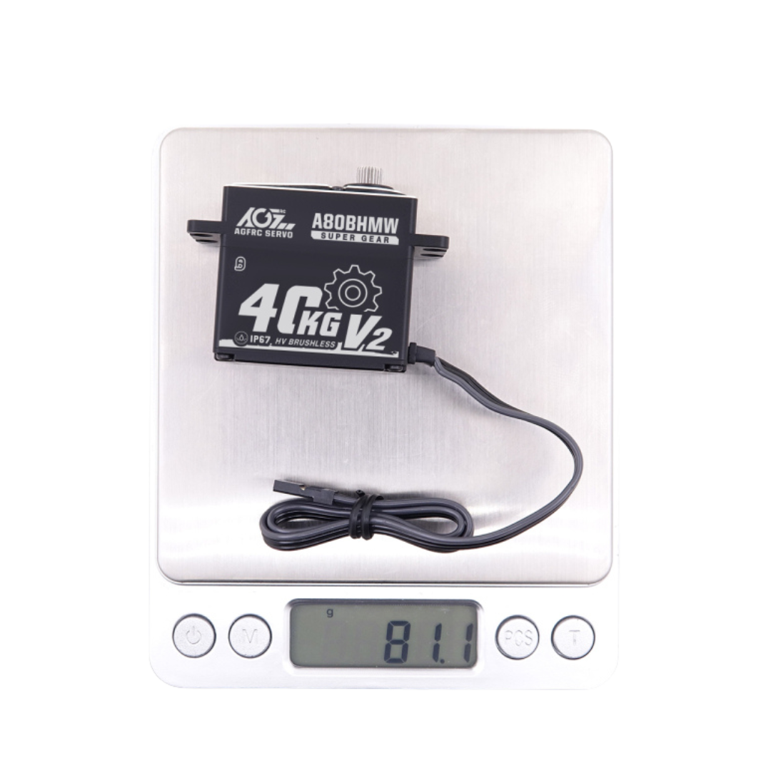 AGFRC 40KG Baja+MCD Throttle/Brake servo - A80BHMW V2