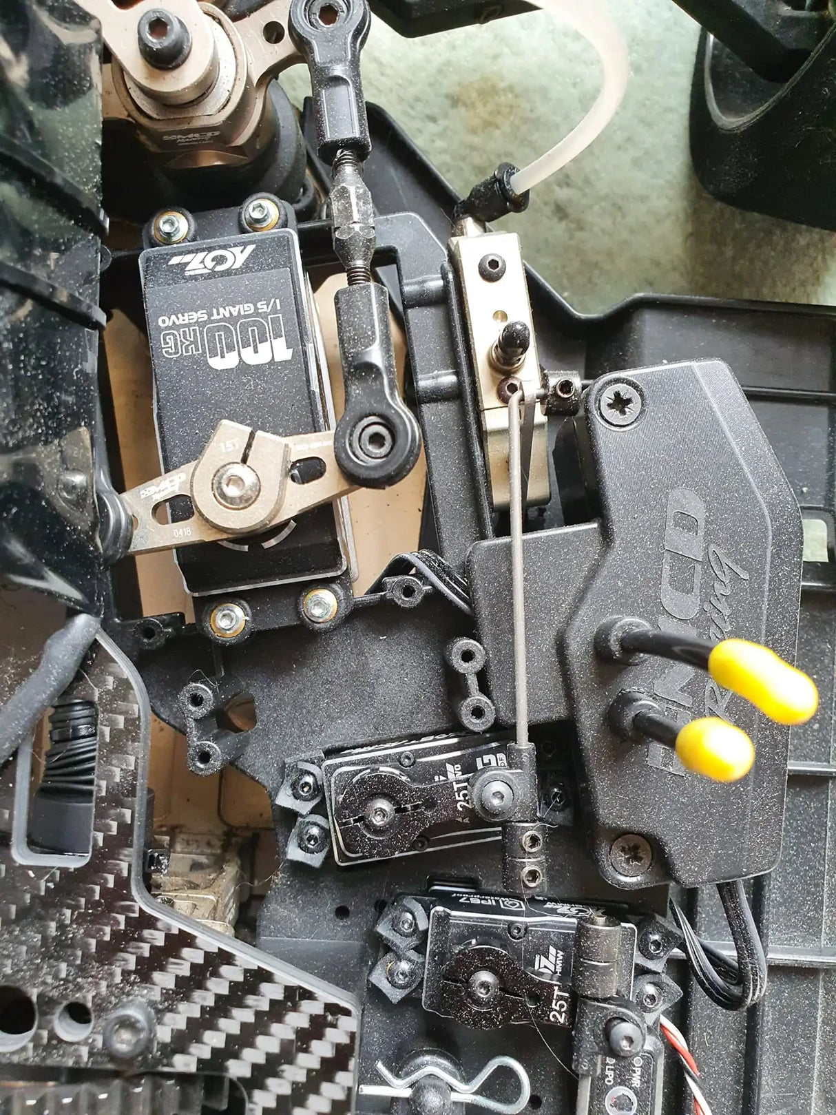 AGFRC Brushless 100KG Billet Servo - A280BHLW