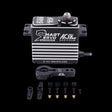AGFRC Brushless 68kg Billet Primal MT Throttle/Brake Servo with various components laid out, predominantly black in color with white and silver detailing.