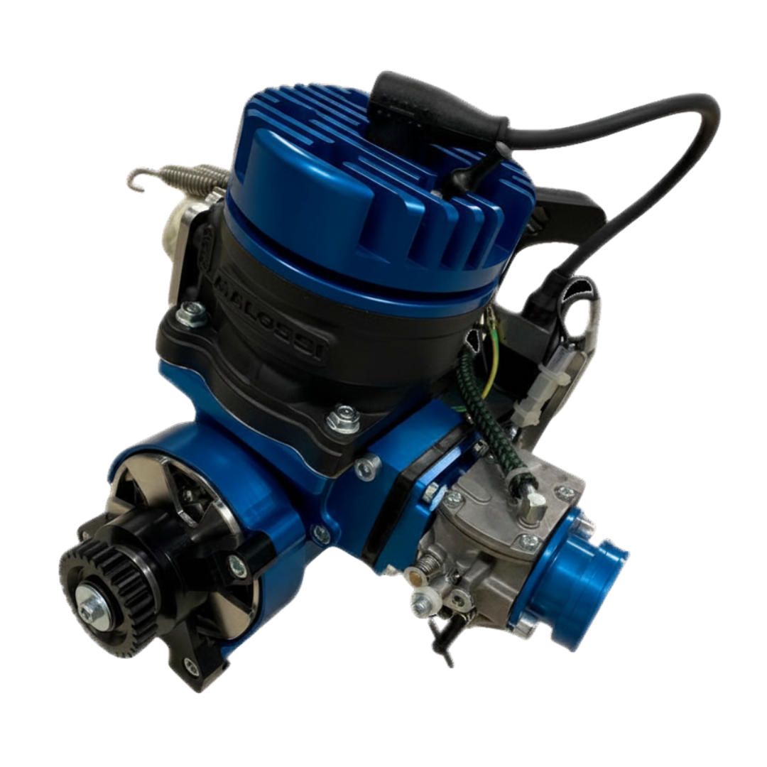 ALX 85 Malossi engine kit in blue anodised finish for Kraken Vekta 5
