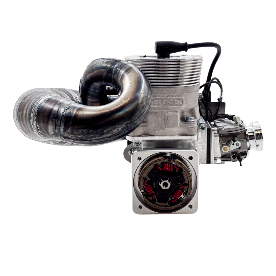 ALX Performante 71cc Malossi GSR46 GoPed engine kit shown from front on