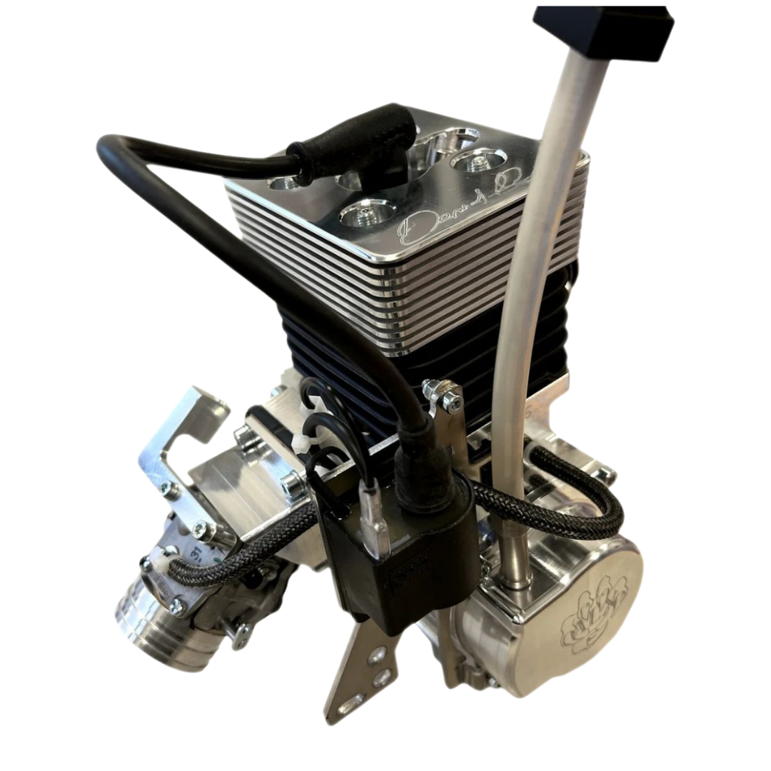 ALX Super 63 engine kit for Primal Raminator MT, top-down back view