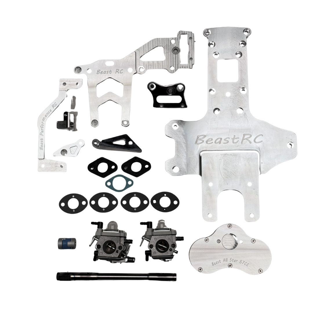 Beast RC 57cc Twin Cylinder Engine Kit