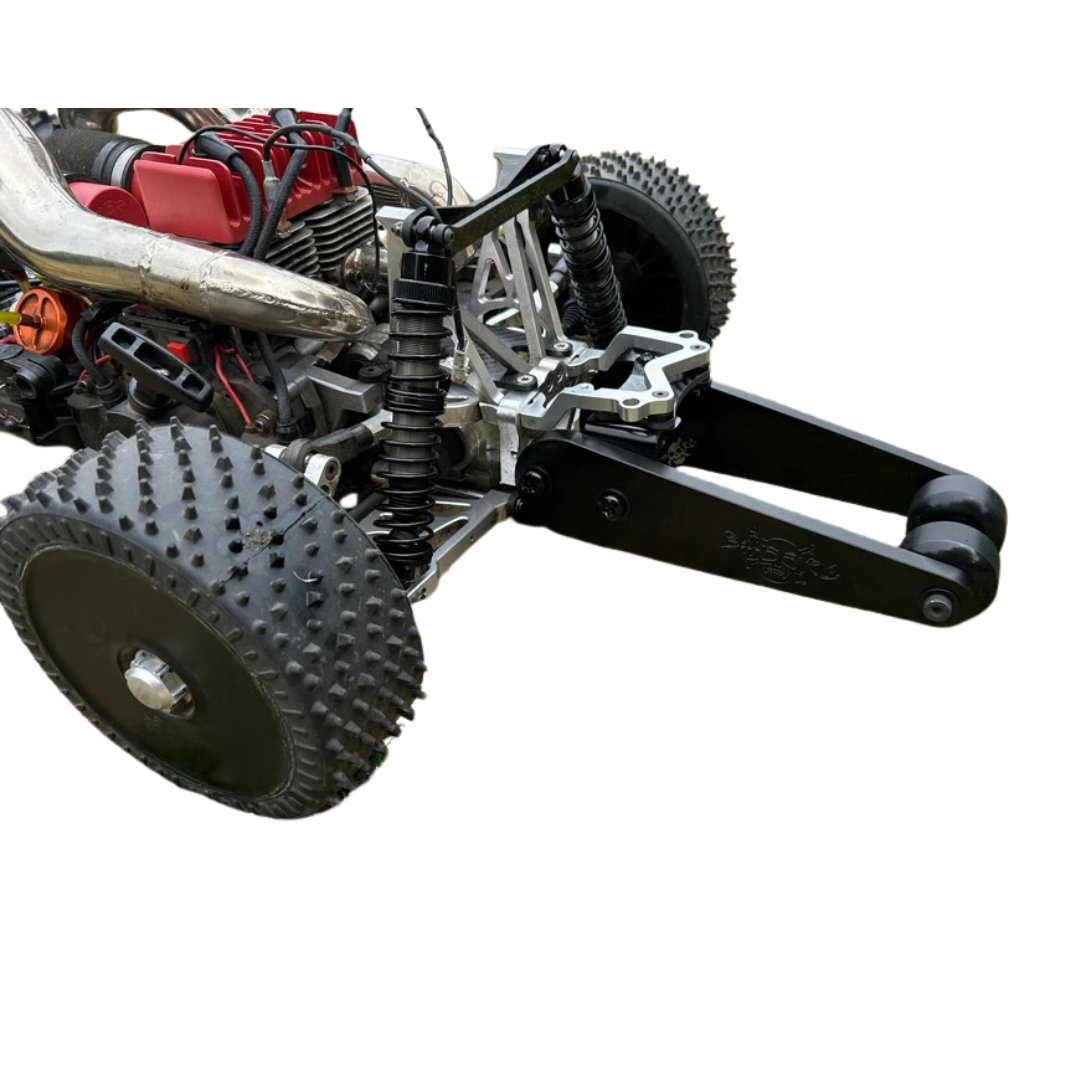 BoneHead RC Twin Wheel Conversion Kit for BoneHead Adjustable Wheelie Bars