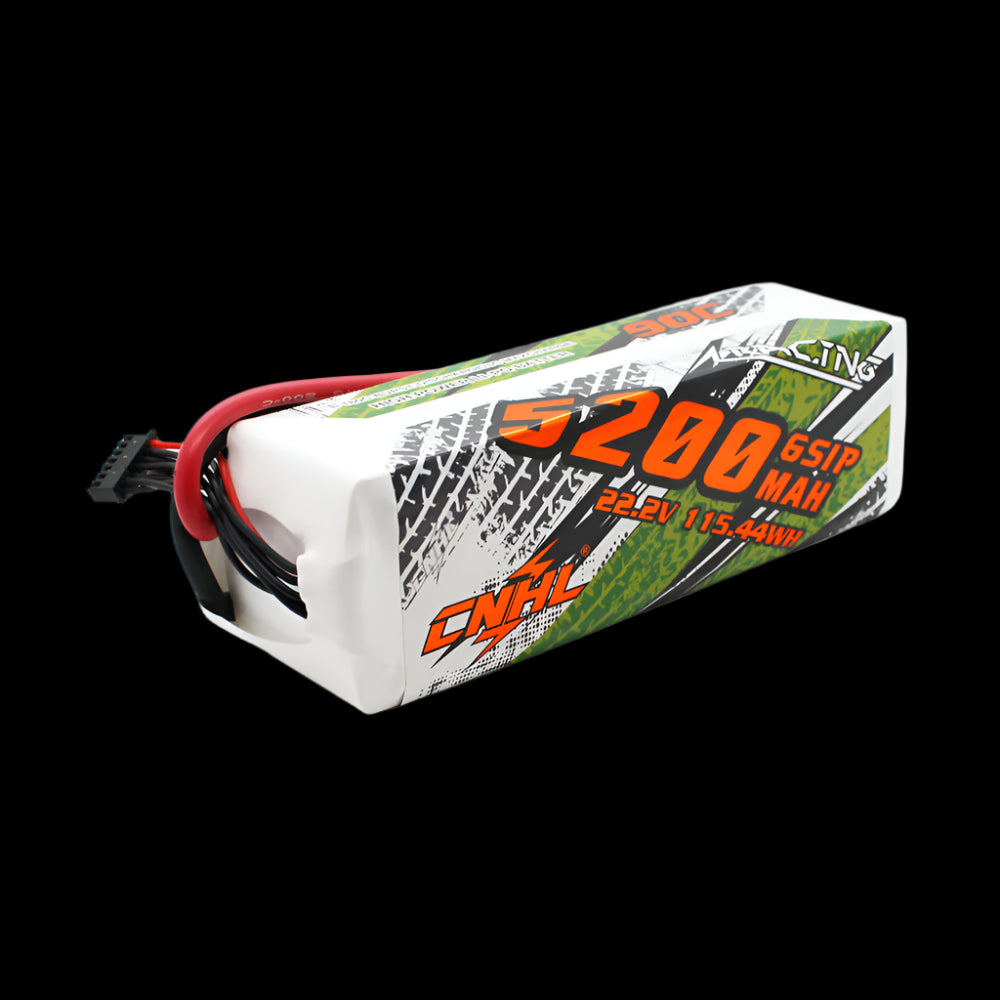 CNHL Racing Series 5200mAh 22.2V 6S 90C Lipo Battery with QS8 Plug