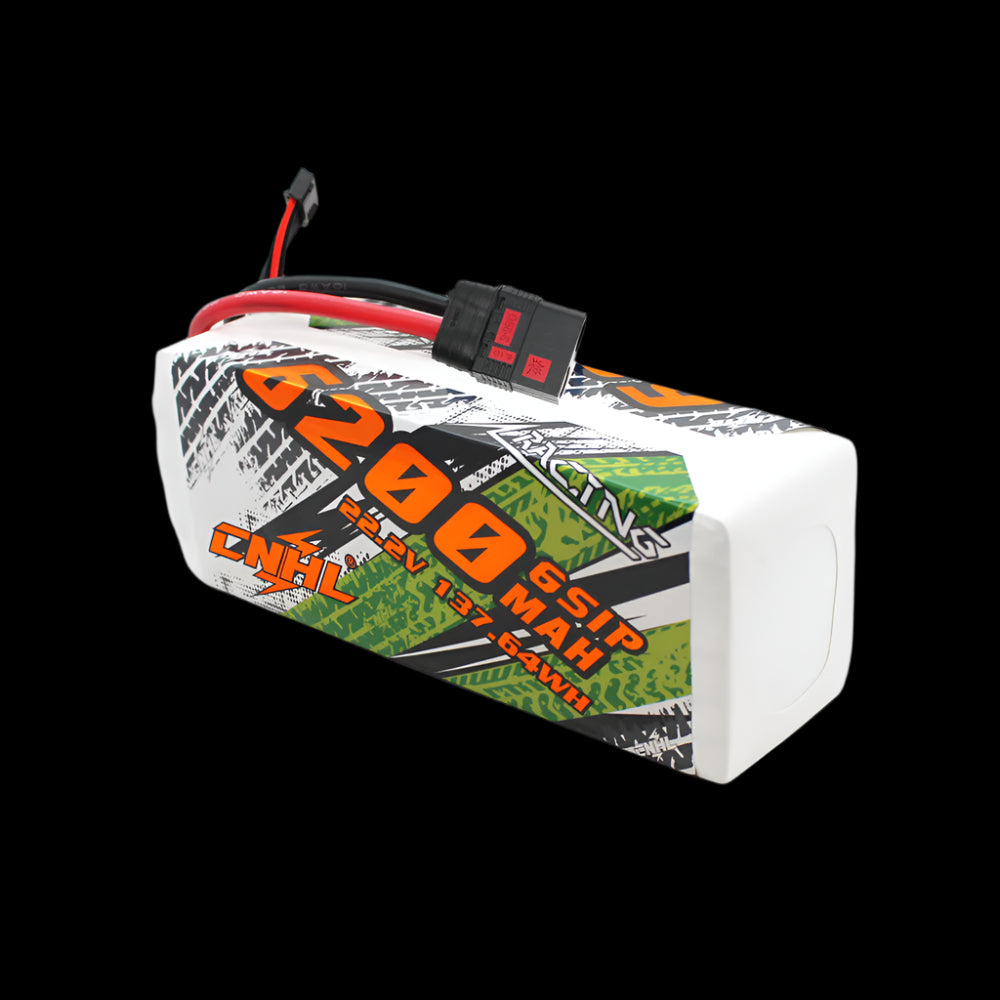 CNHL Racing Series 6200mAh 22.2V 6S 90C Lipo Battery with QS8 Plug