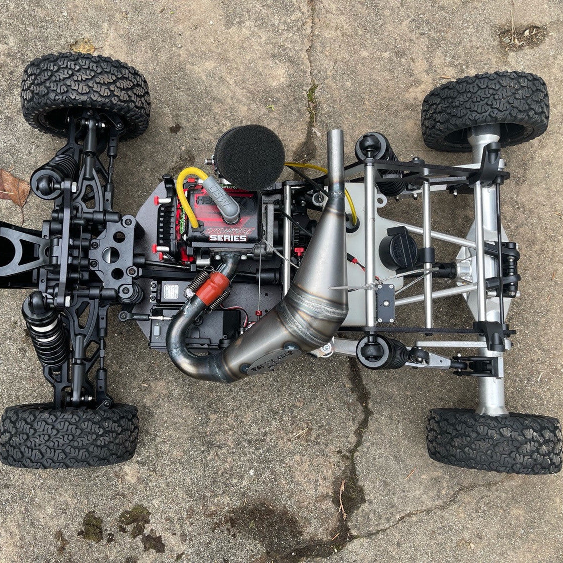 TAYLOR RC VEKTA/TT 34cc+ ZENOAH Tuned Exhaust Pipe