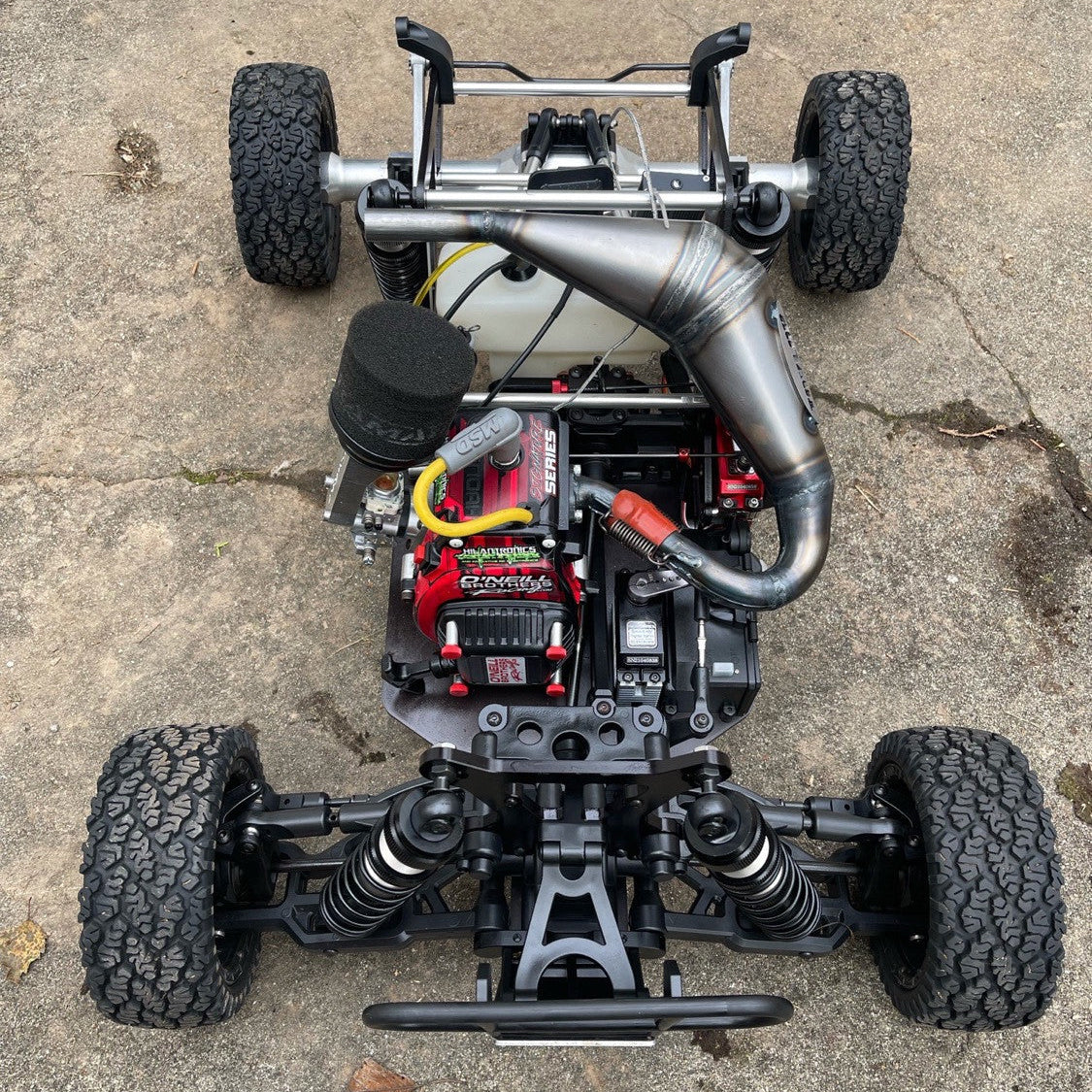 TAYLOR RC VEKTA/TT 34cc+ ZENOAH Tuned Exhaust Pipe