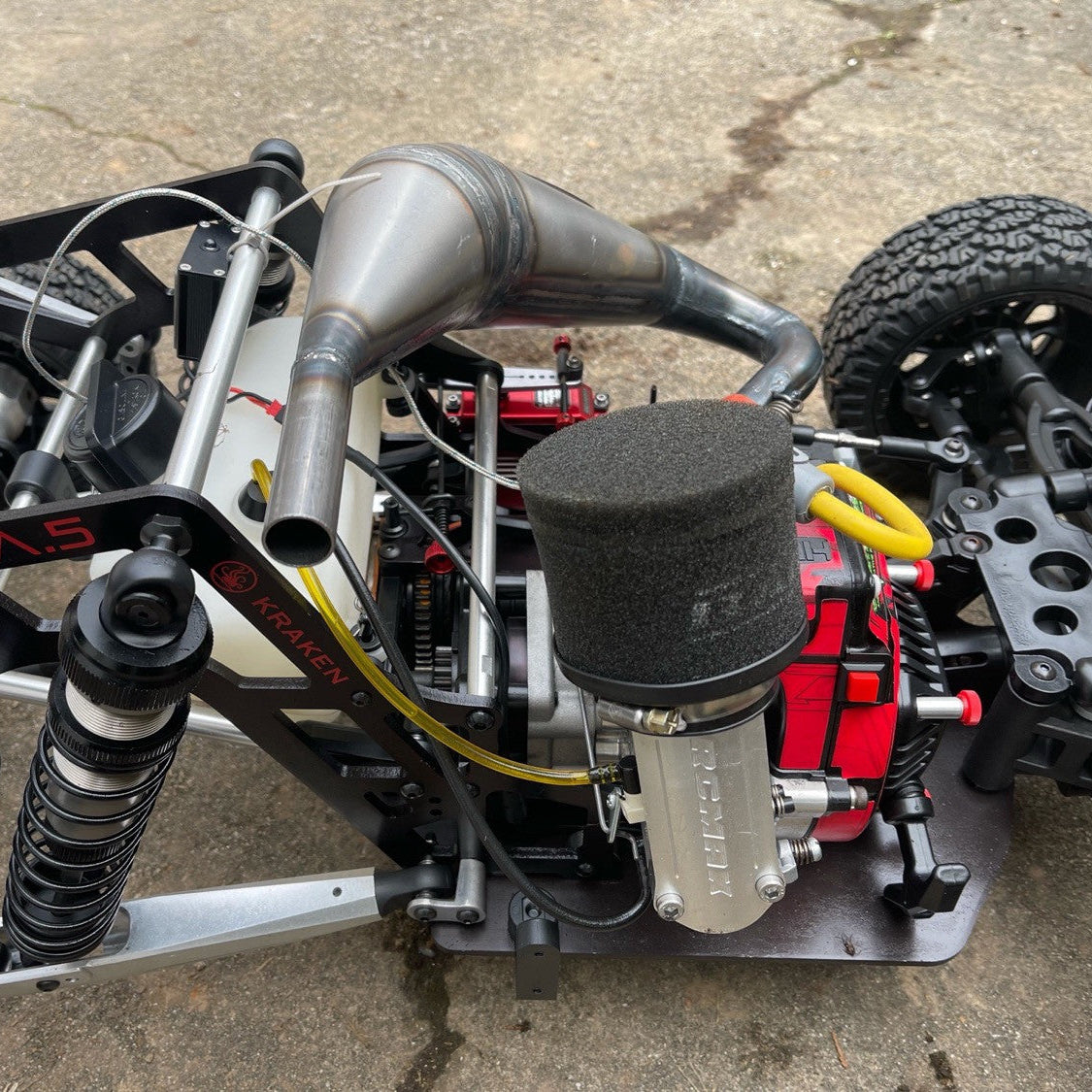 TAYLOR RC VEKTA/TT 34cc+ ZENOAH Tuned Exhaust Pipe