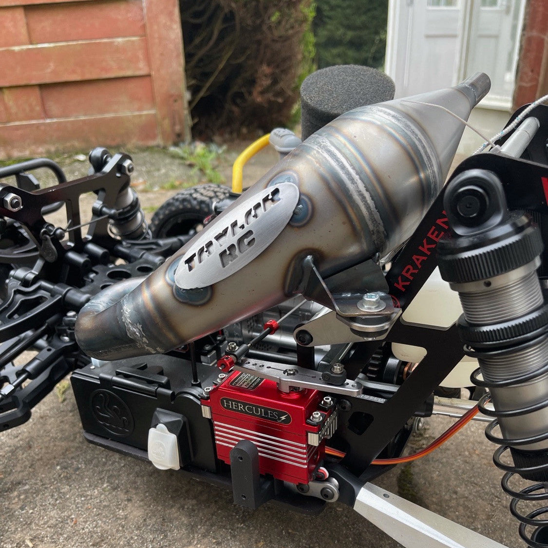 TAYLOR RC VEKTA/TT 34cc+ ZENOAH Tuned Exhaust Pipe