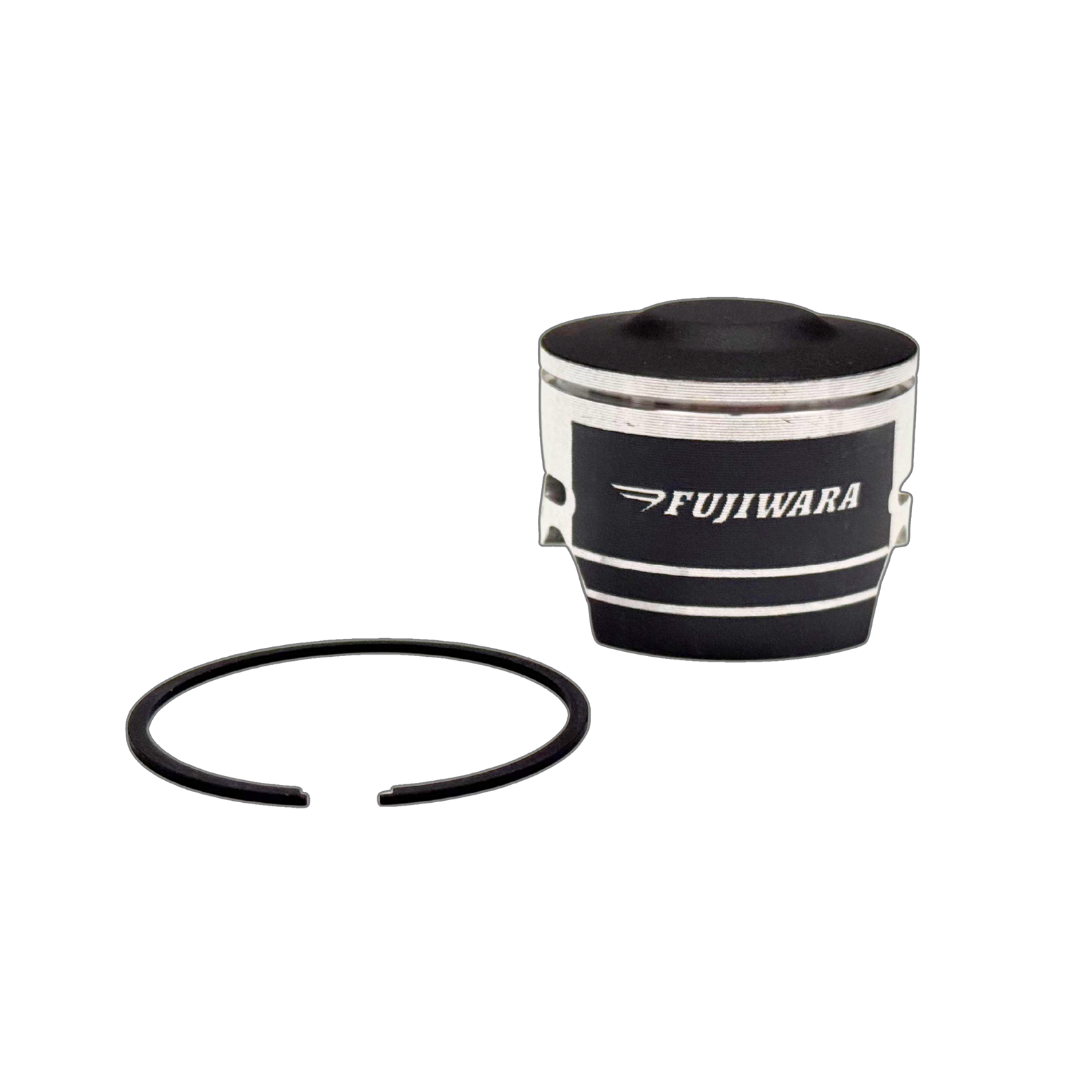 Black cylindrical piston with 'Fujiwara' branding on a white background