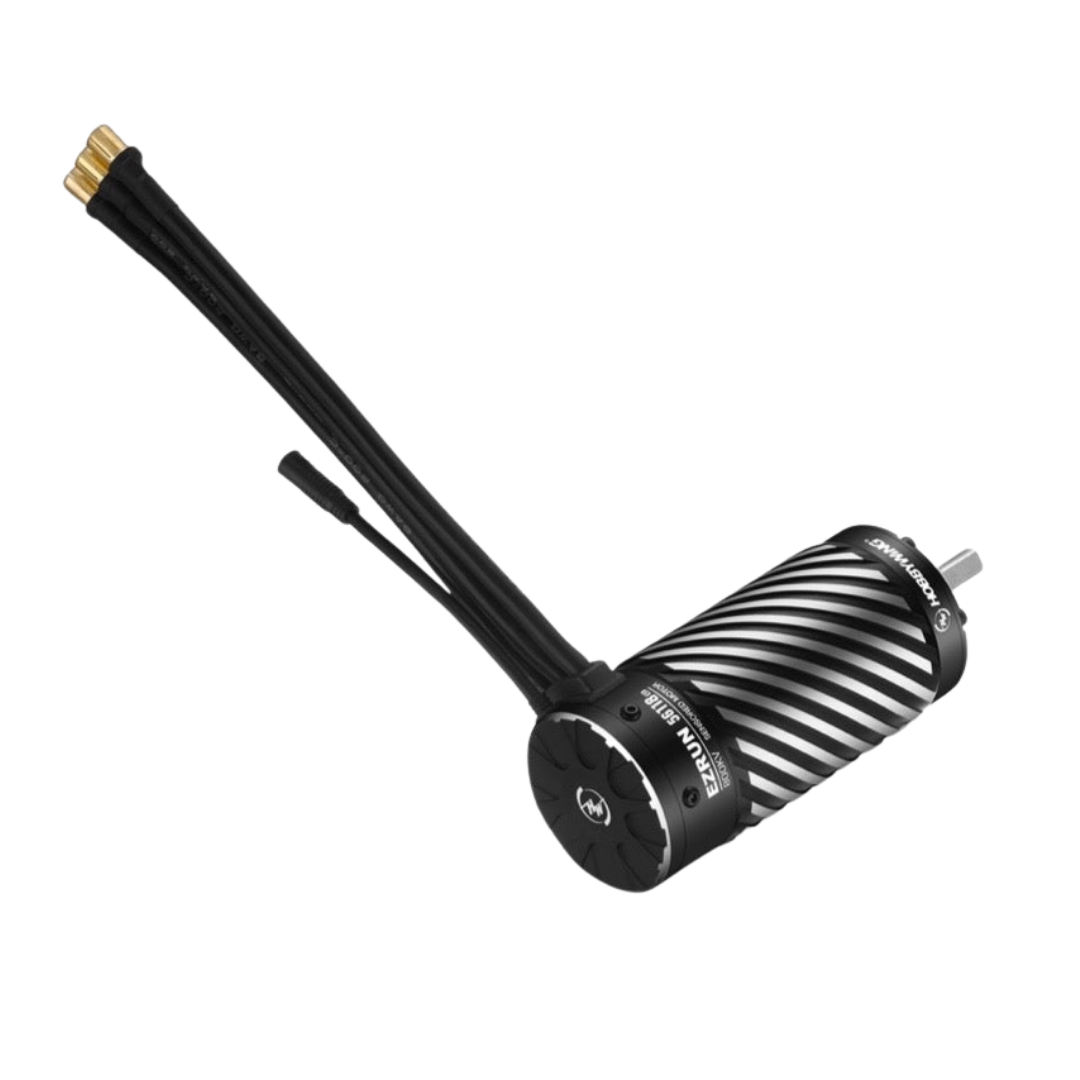 Black and gold electronic component on a white background