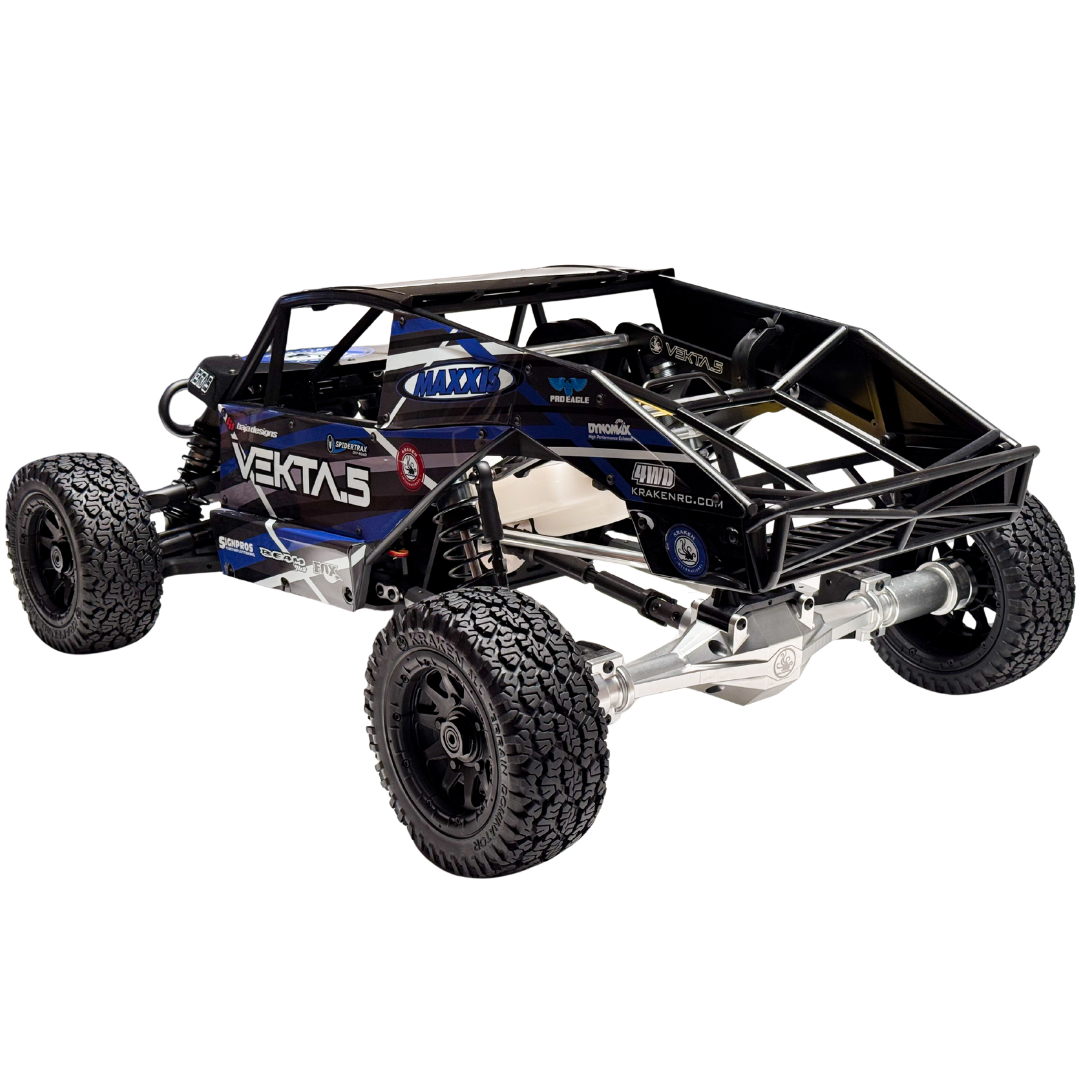 Model of a off-road vehicle with visible branding on a white background