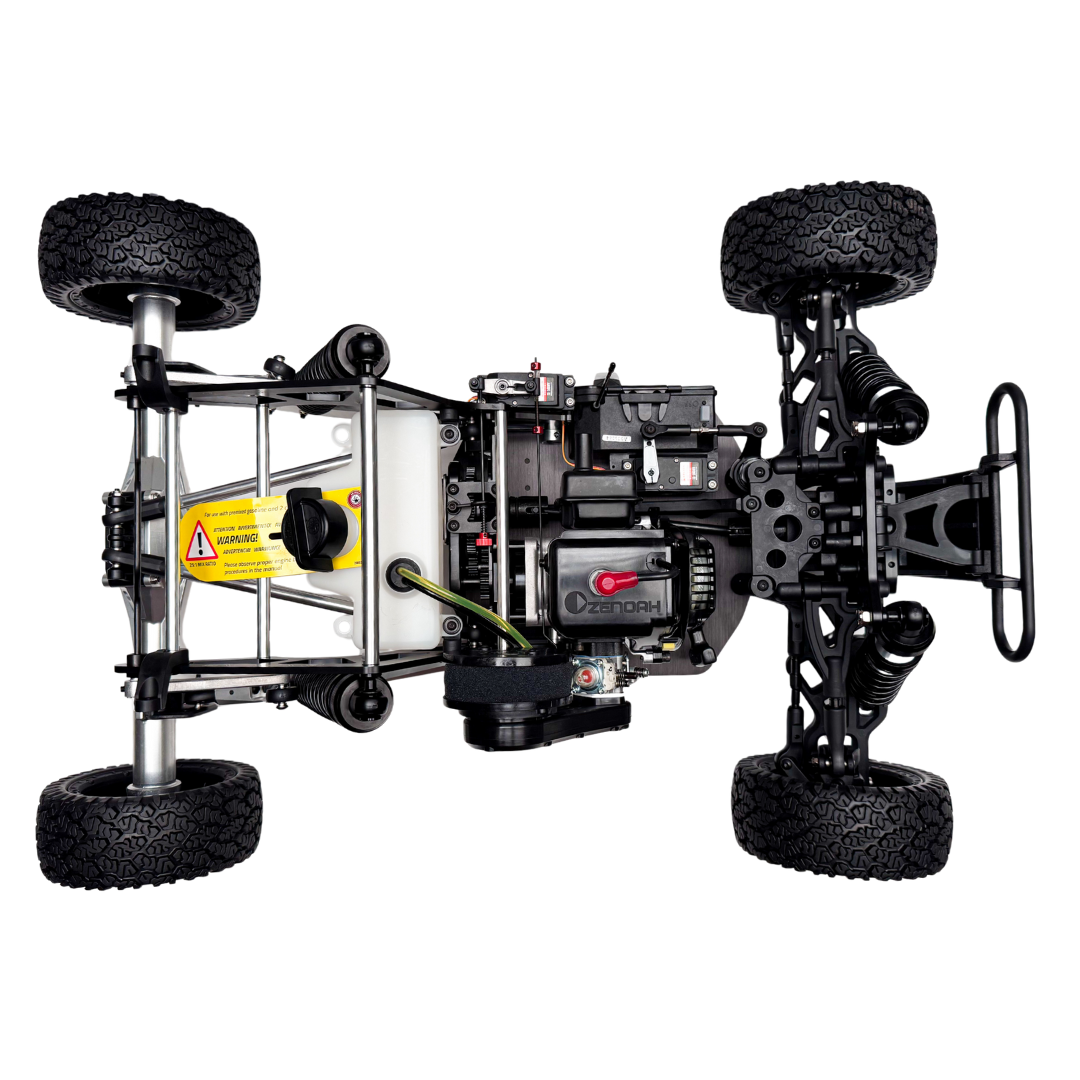 Detailed view of a mechanical model or kit on a white background