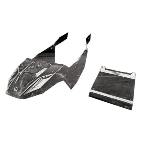 VESLA body panels on a white background