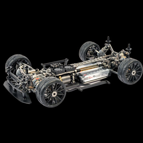 MCD OCTOX Ultimate front three quarter chassis view without body with tires