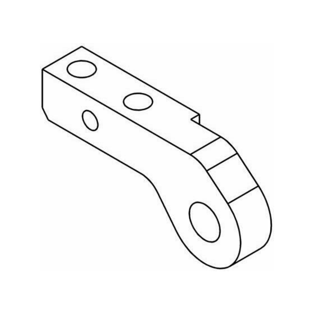 MCD DUOX alloy clutch bell carrier and brake plate stiffener 2mm down - 415803A