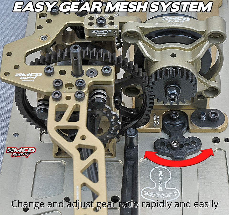 MCD Racing RR5 Easy gear mesh system