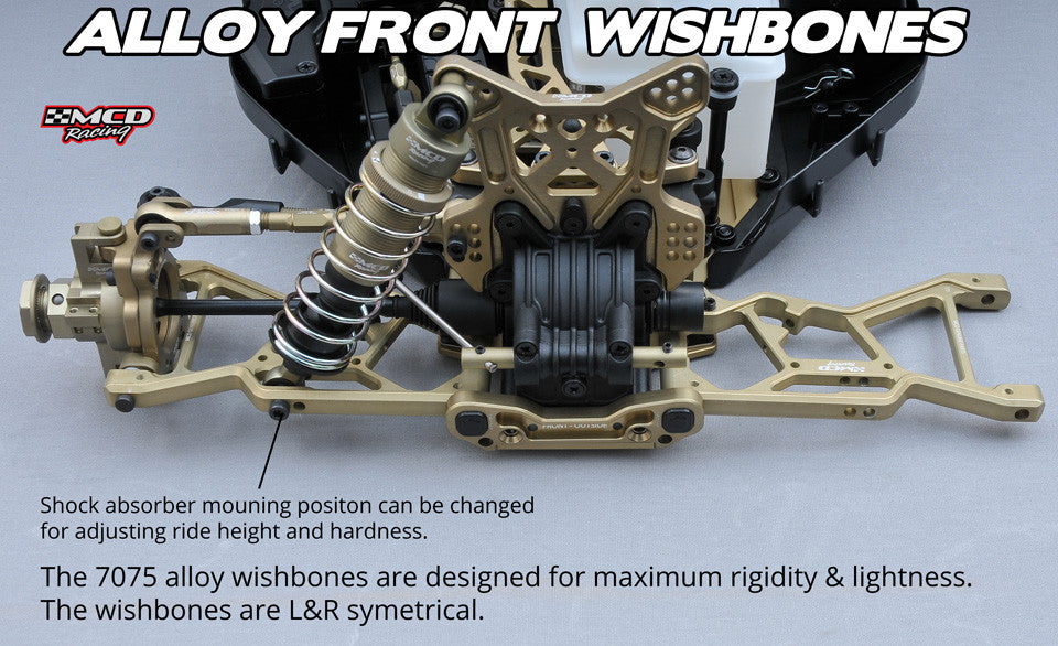 MCD RR5 Alloy wishbone suspension arms