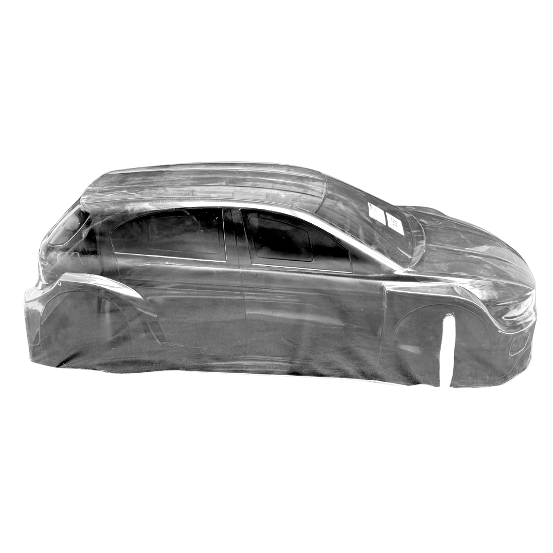 Car body shell on a white background