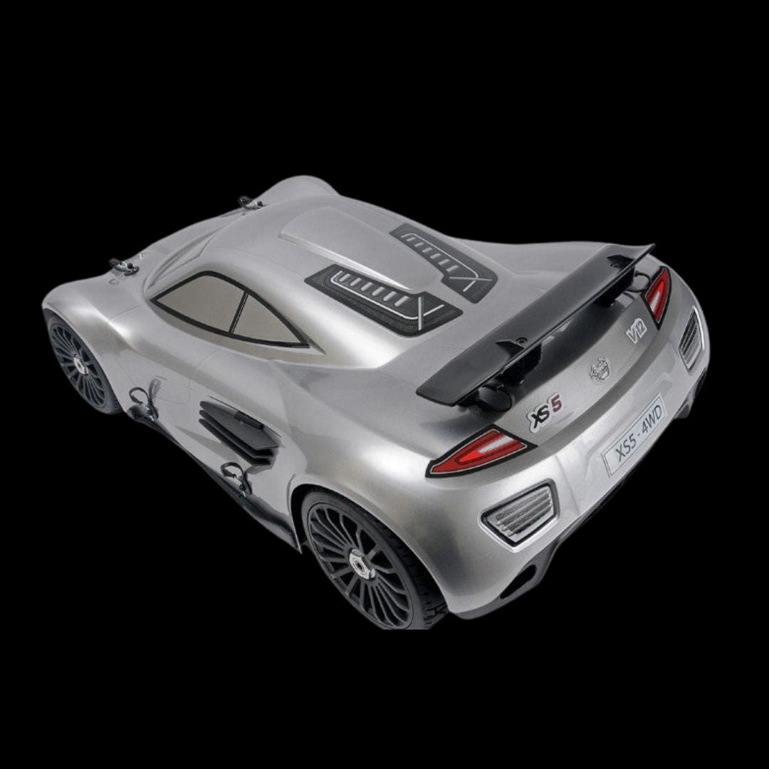 MCD XS5 Competition shown with silver painted body