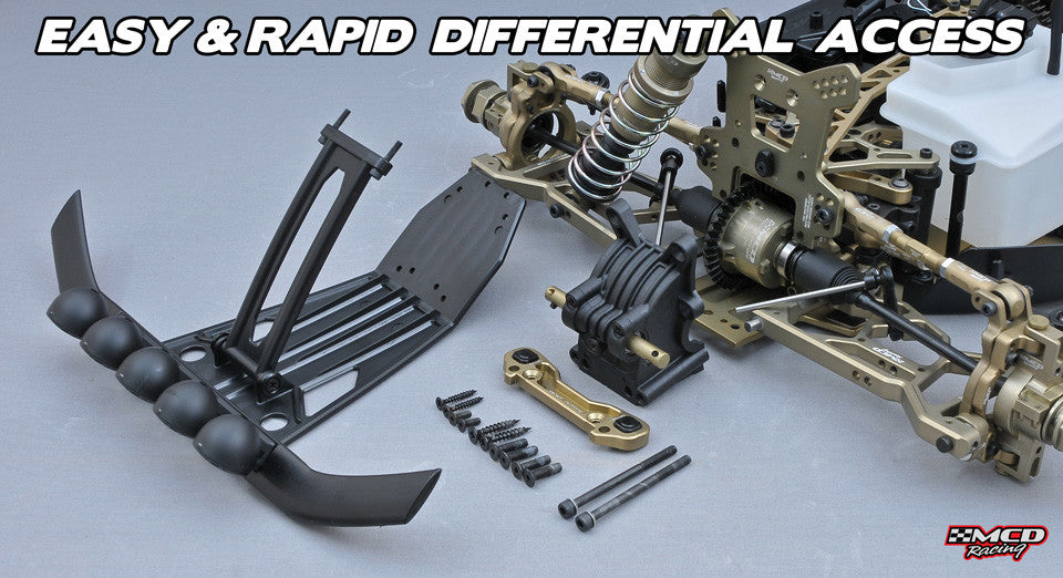MCD W5 Easy Differential Access through front gearbox