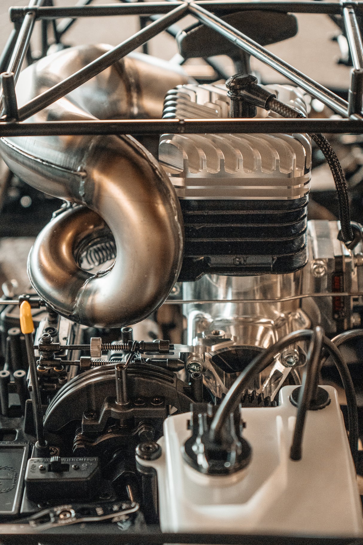 Taylo RC Bigbore engine and clutch with Samba exhaust