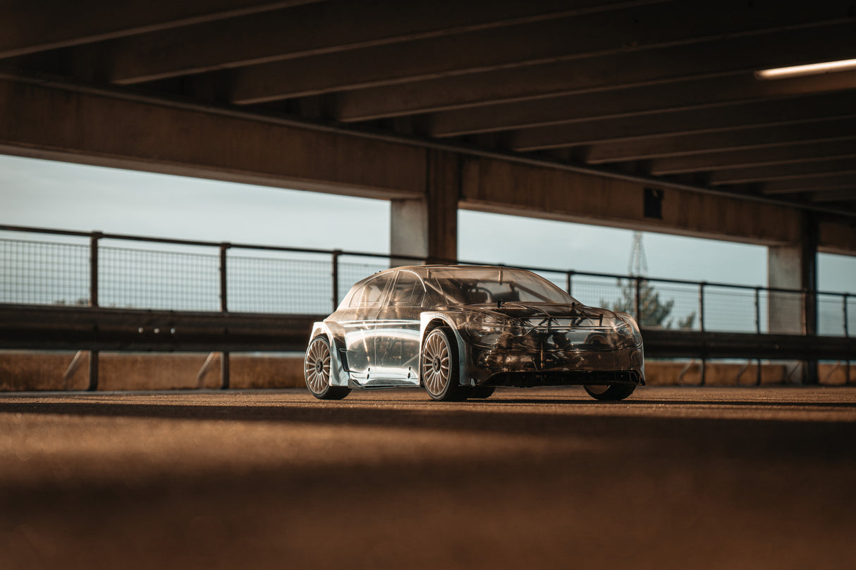 front low view of MCD XR5 Rally car with Taylor Bigbore engine