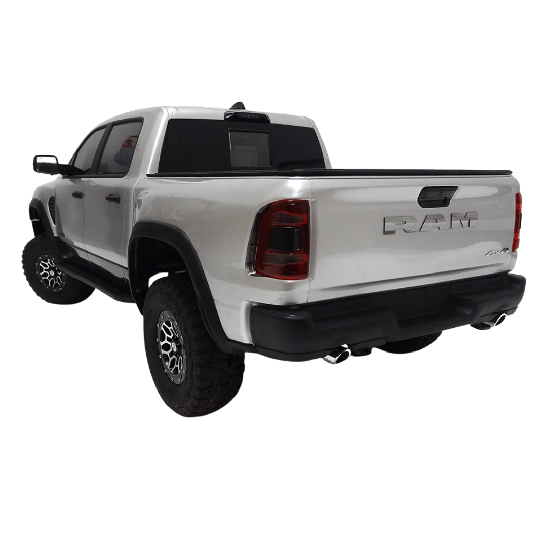 White Ram truck shown from a rear three-quarter angle on a white background