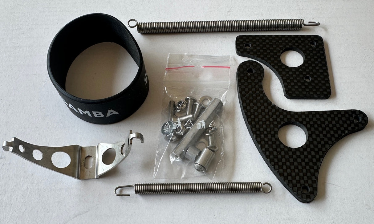 Samba V2 2025 Titanium Big Belly MCD Exhaust Pipe System - incl Custom Carbon Fibre Fitting Kit