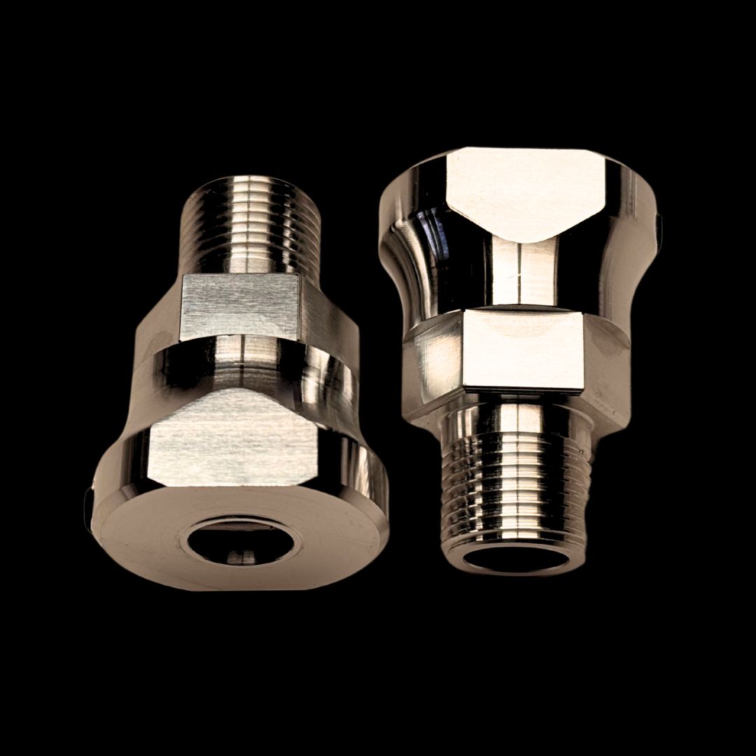 Taylor 1" Extended Baja Billet 24mm Wheel Hub Kit incl Billet Enclosed Nuts