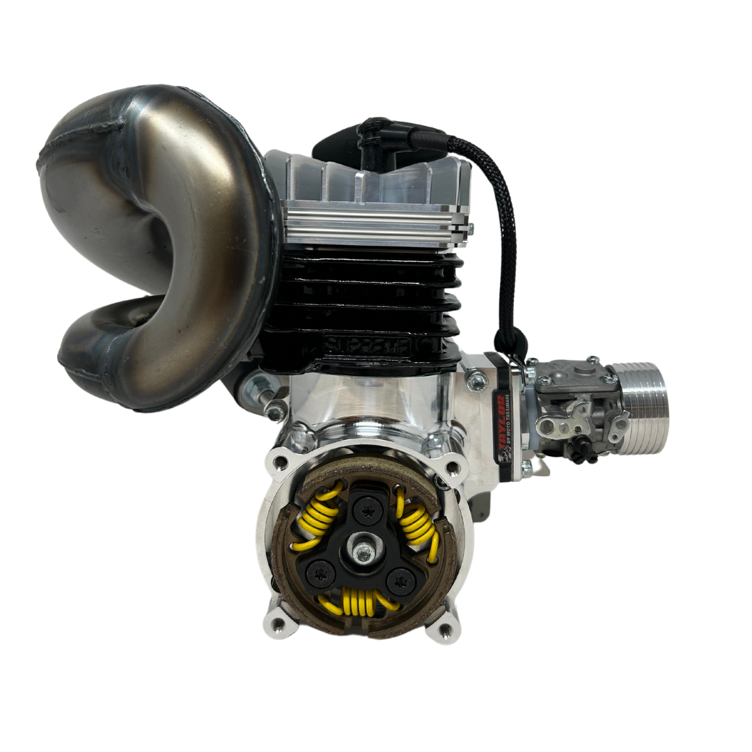 Motor engine on a white background