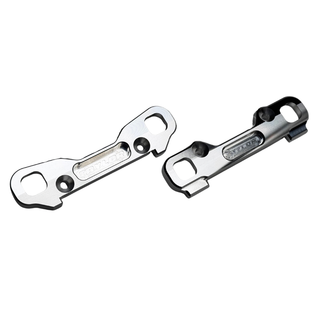 Taylor MCD Billet 7075 HD Front Hinge Pin Braces (2)