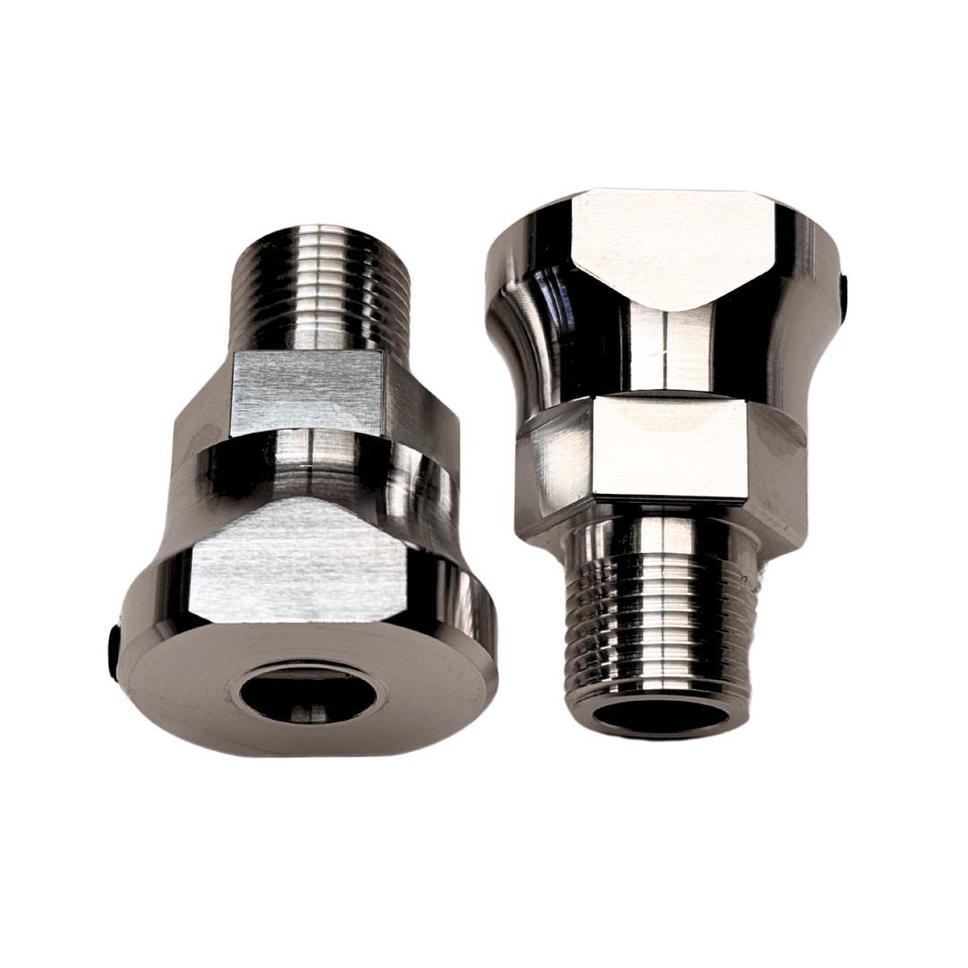 Taylor 1" Extended Baja Billet 24mm Wheel Hub Kit incl Billet Enclosed Nuts