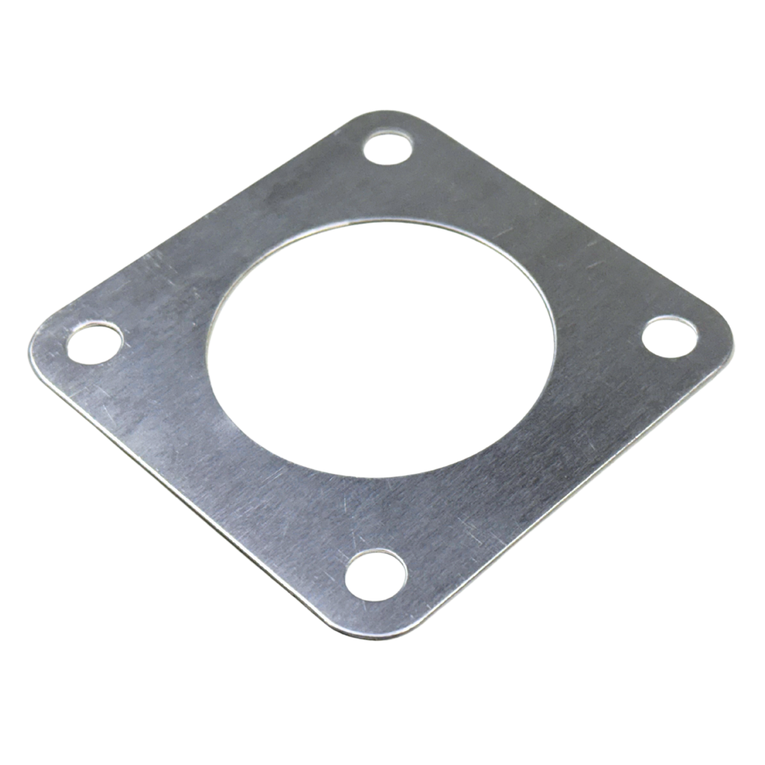 Taylor RC GT 40mm head crush gasket for cast cylinder head only, angled view showing the four mounting holes and central bore