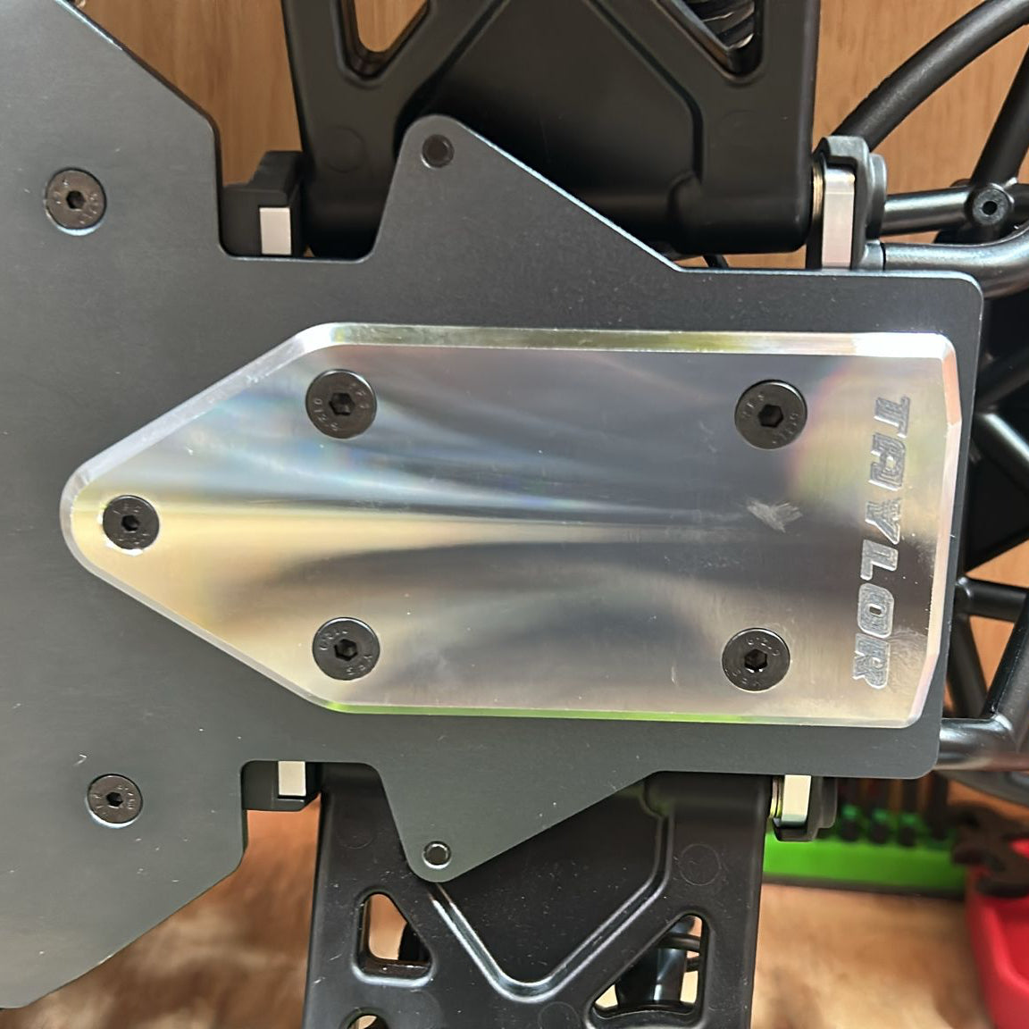 Taylor Losi 5T, 5IVE 2.0 & 5IVE-TG 3.0 Billet 7075 Skid Plate Set
