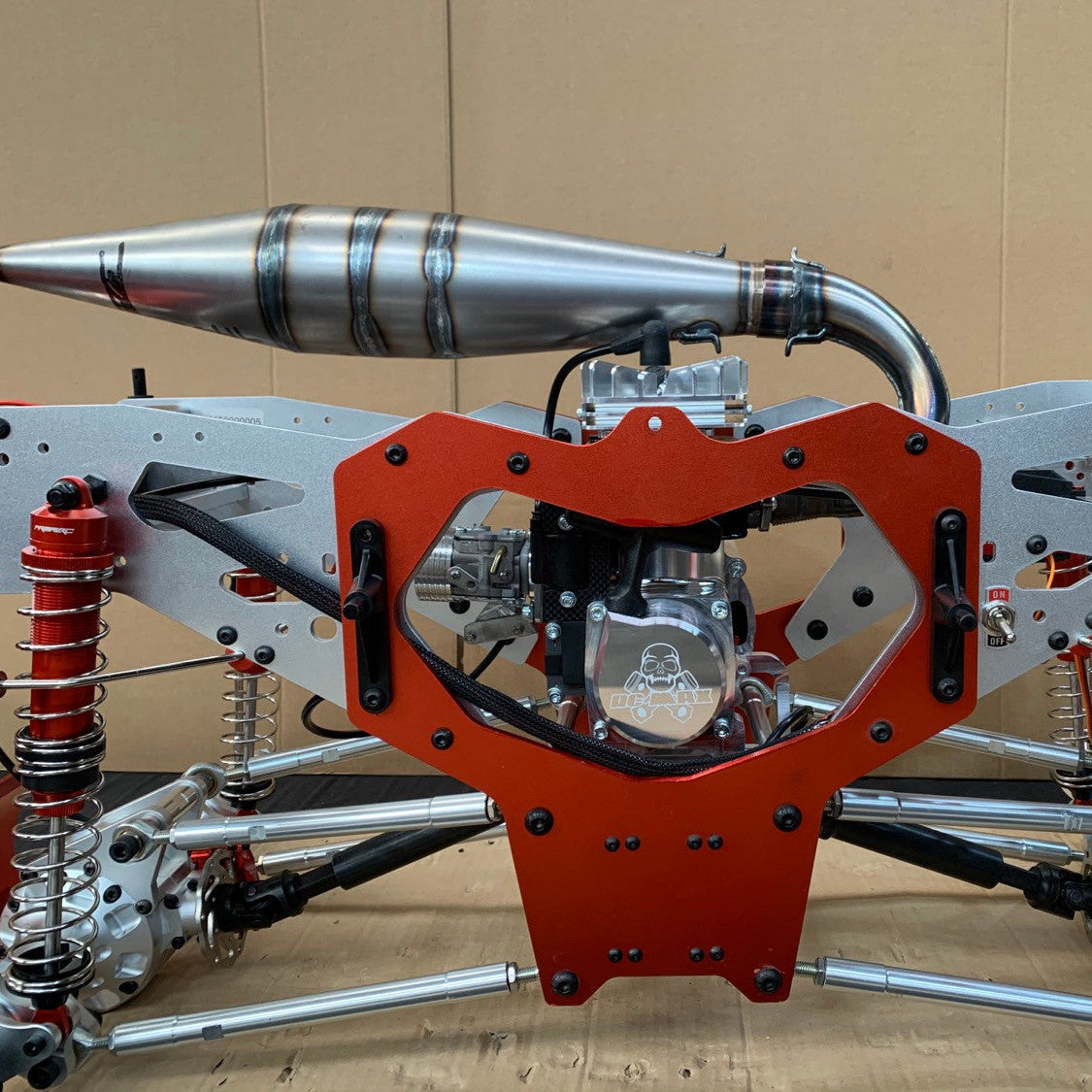 TAYLOR 50GT V2 RC Engine for Primal RC Monster Trucks Complete Package